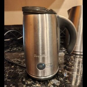 Breville Silver Electric Kettle with Black Handle